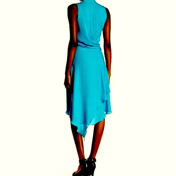 ❌SOLD❌ Kobi Halperin Blair faux Wrap Silk Dress - Picture 2 of 9